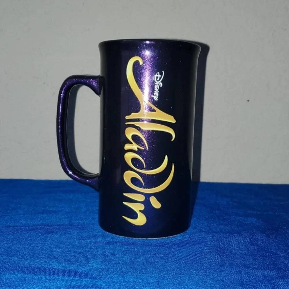 Aladdin the Broadway Musical Purple Pearlescent Mug